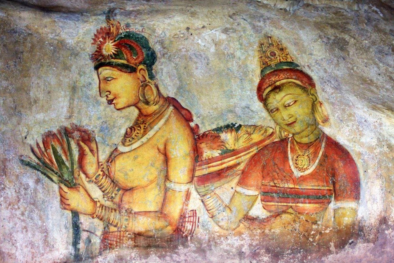 Ancient Sri Lankan cultural artwork